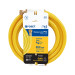 Manguera para gas, PVC amarilla, 3/8" flare,5 m, FOSET