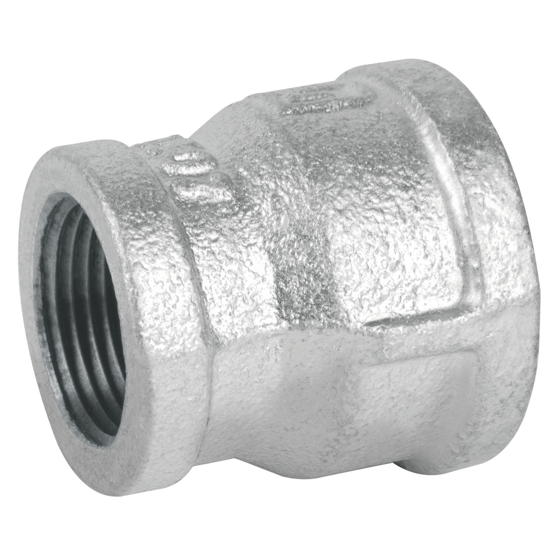 Reducción campana acero galvanizado 1" x 3/4", FOSET