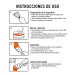 Pintura esmalte para rotular, naranja, cubeta 19 L, TRUPER