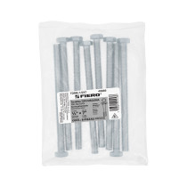 Bolsa con 8 tornillos 1/2" x 7" tipo máquina, FIERO