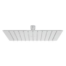 Regadera plato cuadrado 10" sin brazo, cromo, FOSET RIVIERA