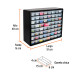 Organizador con 64 gavetas, TRUPER