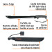 Machete doble filo 18", cacha inyectada, con funda, TRUPER