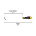 Desarmador cabinet 1/8 x 6" mango Comfort Grip, PRETUL