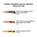 Estuche con 10 cuchillas SK4 de 9 mm para cutter, TRUPER