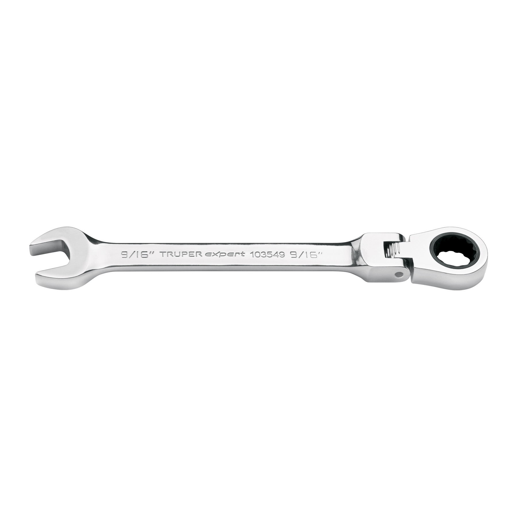 Llave combinada con matraca 9/16" flexible, EXPERT