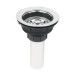 Contracanasta 3-1/2" inox, tubo plástico, FOSET