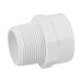 Adaptador macho de PVC de 1-1/4", FOSET