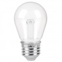 Lámpara LED S14 sin filamento 1 W luz cálida, caja, Volteck