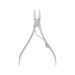 Alicate para pedicure 4-3/4", cabeza curva, extrafina,PRETUL