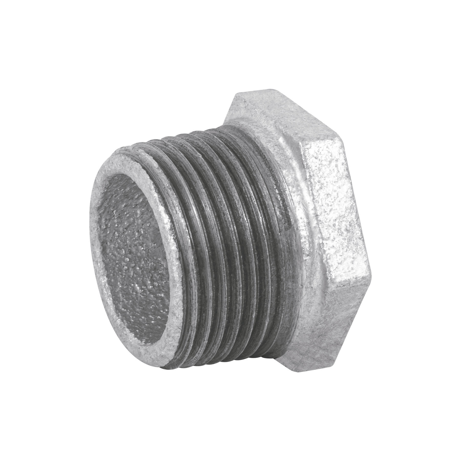 Reducción bushing acero galvanizado 1"x1/2", FOSET