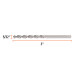 Broca HSS 5/32" Trusilver para metal, Truper