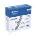 Regadera cromo 8" plato redondo, sin brazo, FOSET ELEMENT