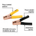 Caballete con 2 caimanes para cables pasa corriente, PRETUL