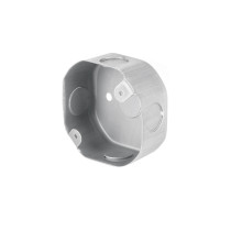 Caja octagonal 3" x 3" reforzada, VOLTECK