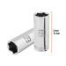 Dado largo de 23 mm, 6 puntas, cuadro 1/2", TRUPER