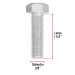 Bolsa con 40 tornillos 3/8" x 1-1/4" tipo máquina, FIERO
