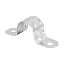 Bolsa c/10 abrazaderas tipo omega 1/2" p/tubo pared delgada