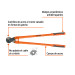 Cortador de 32" de cable y alambre, TRUPER