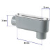 Condulet 3/4" conexión tipo LB, VOLTECK