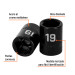 Dado cuadro 1/2" de impacto 6 puntas de 19 mm, TRUPER