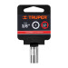 Dado de 3/8", 6 puntas, cuadro 1/4", TRUPER