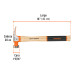 Martillo 20 oz uña recta tipo California Ripper, TRUPER Grip
