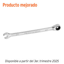 Llave combinada con matraca 1/4" x 120 mm largo, EXPERT