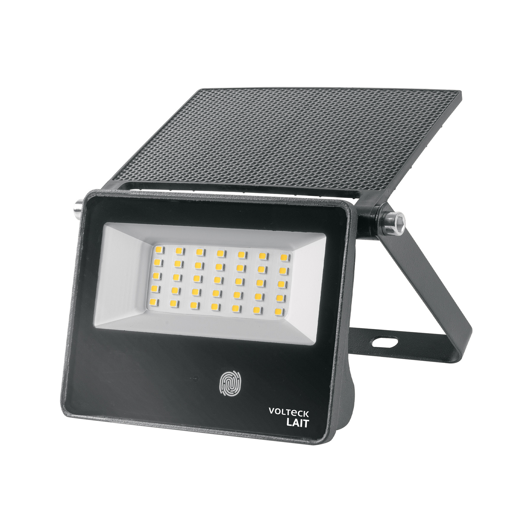 Luminario solar LED 10W 6500K, sensor de movimiento, VOLTECK