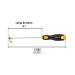 Desarmador cabinet 3/16 x 6" mango Comfort Grip, PRETUL