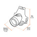 Linterna de minero LED 900 lm, recargable, TRUPER EXPERT