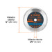 Disco sierra 10" para madera, 80 dientes centro 5/8", TRUPER