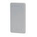 Placa tipo FS ciega, de sobreponer, VOLTECK