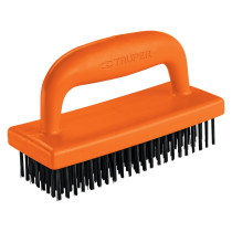 Cepillo de alambre 172 pinceles,rectangular con mango,TRUPER