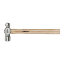 Martillo pulido de bola 24 oz mango madera, PRETUL