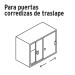 Cerradura para mueble, modelo 20, latón, HERMEX