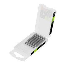 Estuche con 5 puntas torx T10 con seguro largo 2", EXPERT