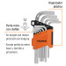 Juego de 10 llaves hexagonales mm, con organizador, TRUPER