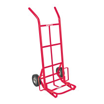 Diablo de carga de 200 kg, ruedas sólidas, balero sencillo