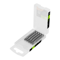 Estuche con 5 puntas torx T30 con seguro largo 2", EXPERT