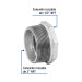 Reducción bushing acero galvanizado 2 x 1-1/2", FOSET