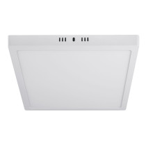 Luminario LED plafón 24W 6500K, cuadrado, blanco, VOLTECK