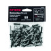 Bolsa c/50 remaches 3/16"x1/2" negros de aluminio, ala 3/8"