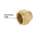 Tuerca cónica reducida de latón 1/2" x 3/8", FOSET