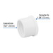 Reducción bushing de PVC 1-1/2 x 1-1/4", FOSET