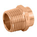 Conector de cobre, rosca exterior 1/2", FOSET