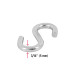 Gancho "S" de 3/16" de acero para cable, FIERO