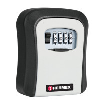 Caja de combinación guardallaves para pared, 12cm, HERMEX