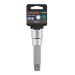 Dado punta larga bristol M16, cuadro 1/2", TRUPER