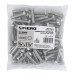 Bolsa con 70 tornillos 3/8" x 1-1/2" tipo máquina, FIERO